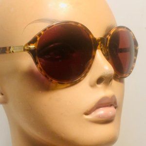 Vtg Giorgio Armani Faux Tortoise Eyeglass Frames